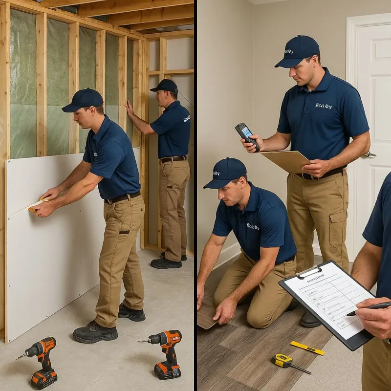 Repairs and Reconstruction process in Farmersville, TX